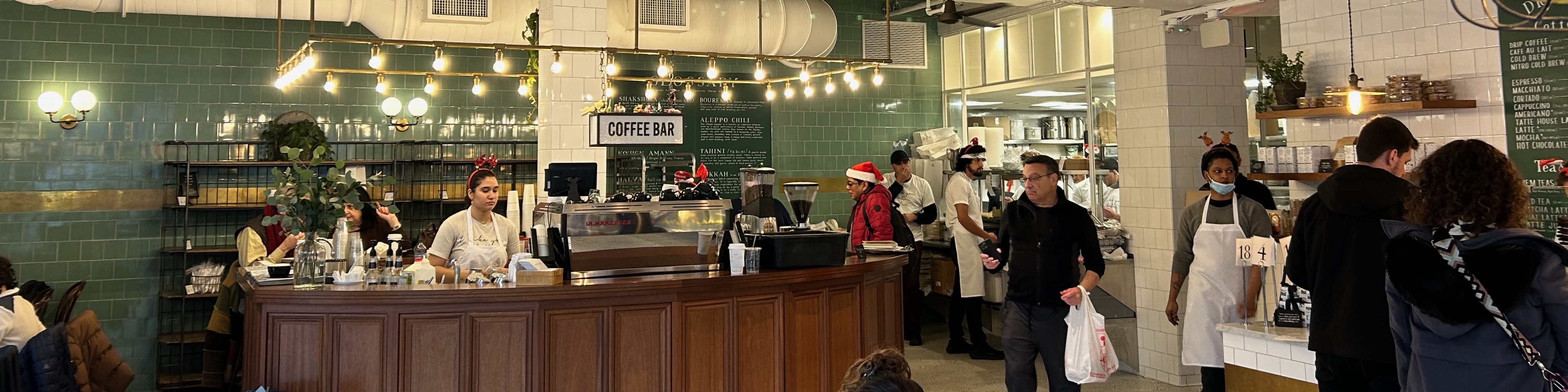 Tatte café in Coolidge Corner, Brookline, MA.